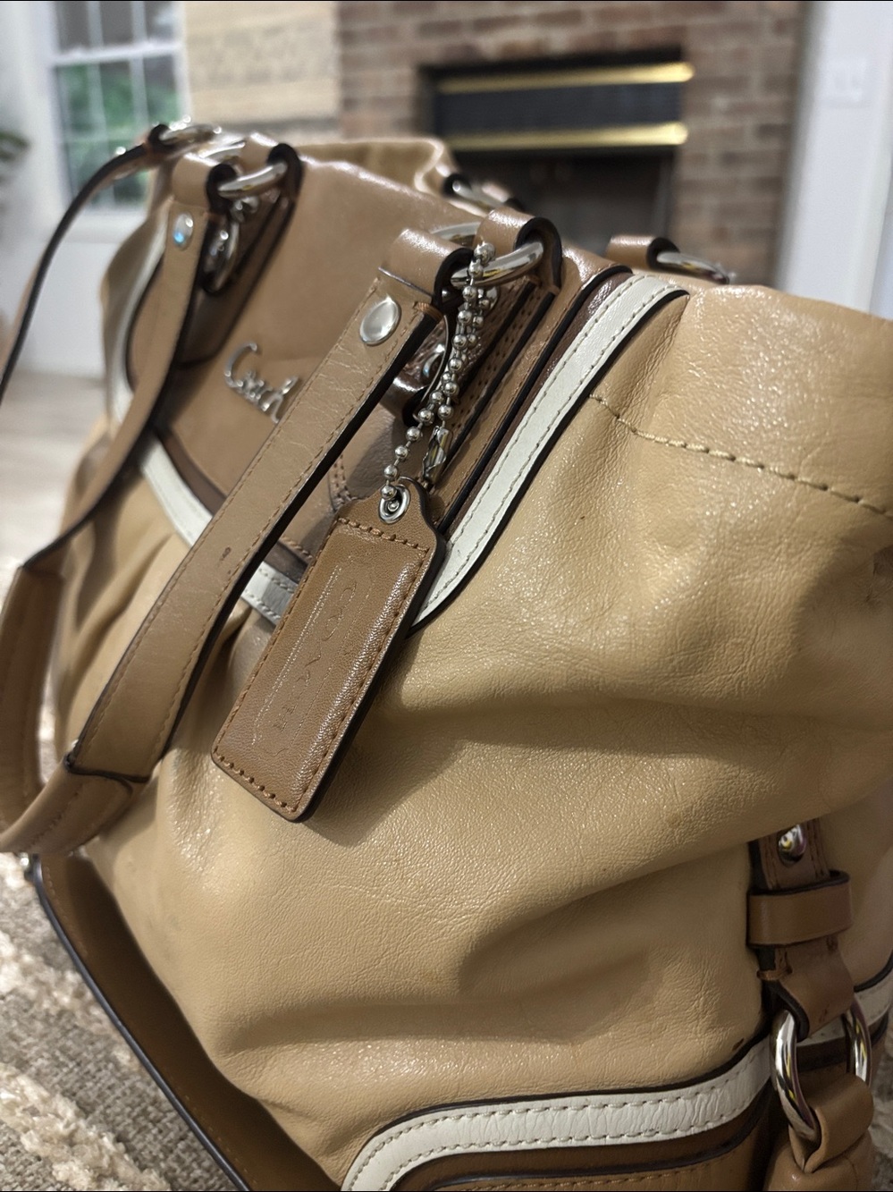 Coach Ashley Spectator Leather Shoulder Bag - Picture 7 of 16